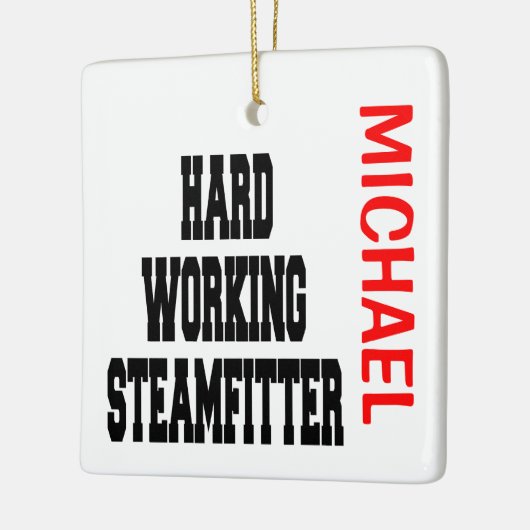 harter Dampffitter Keramikornament (Links)