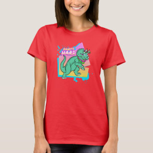 Harter Dinosaurier des Party II - Triceratops mit T-Shirt