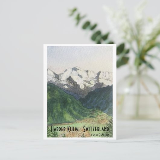 Harter Kulm Ansicht Schweiz Postkarte (Stehend Vorderseite)