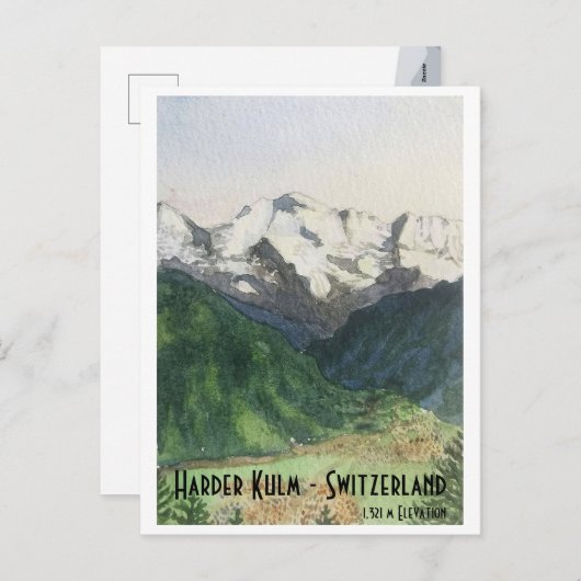 Harter Kulm Ansicht Schweiz Postkarte (Vorne/Hinten)