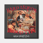 Harter Liquor Blut Typ R positiver RUM Magnet (Vorne)