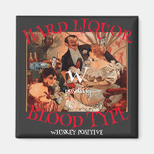 Harter Liquor Blutes W-positiver Whiskey