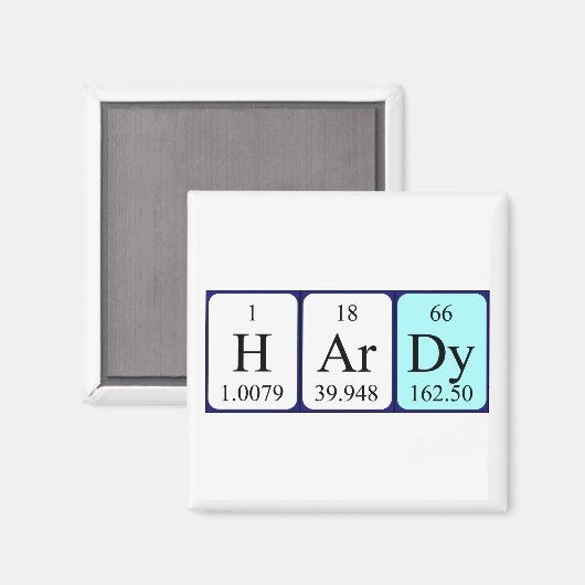 Harter Periodenmagnet Magnet (Vorderseite/Rückseite)