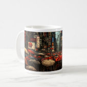 Harter Regen in China - Design 2 Kaffeetasse (Vorderseite Links)