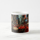 Harter Regen in China - Design 2 Kaffeetasse (Mittel)