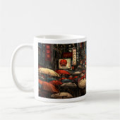 Harter Regen in China - Design 2 Kaffeetasse (Links)