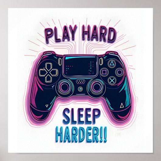 Harter Schlaf härter abspielen Poster (Vorne)