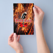 Harter Stein ins Feuer Flyer (Handgriff)