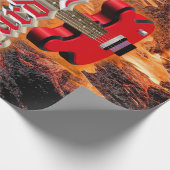 Harter Stein ins Feuer Geschenkpapier (Ecke)