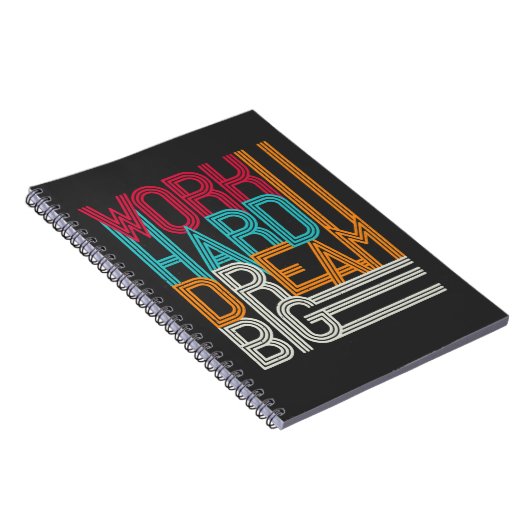 harter Traum Großes Design Notizblock (Rechte Seite)