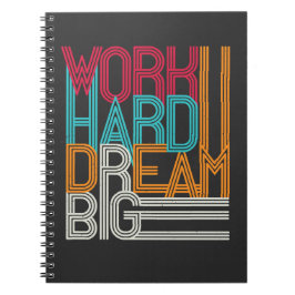 harter Traum Großes Design Notizblock