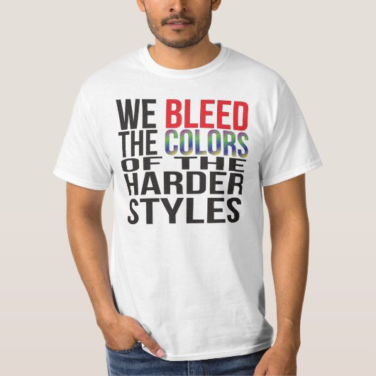 Härtere Art-Farben T-Shirt (Vorderseite)