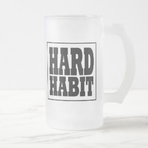 Hartes Gewohnheits-Band-mattierte Tasse