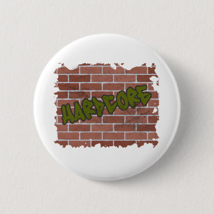 hartes Graffiti-Design Button