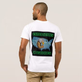 Hartes Haus U S T-Shirt (Schwarz voll)