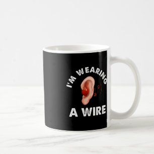 Hartes Hören Spaß ASL Hörbehinderung Ich bin Weari Kaffeetasse
