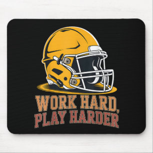 hartes Spielen härterer Fußball Helm für Arbeit Ga Mousepad
