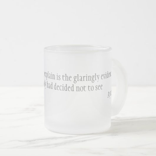 Härteste Sache Mattglastasse (VorderseiteRechts)