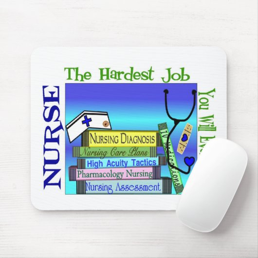 "Härtester Job Sie pflegend wird überhaupt Liebe-" Mousepad (Mit Mouse)