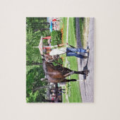 Härtester Kern - Saratoga 150 Sieger Rennen-1 Puzzle (Vertikal)