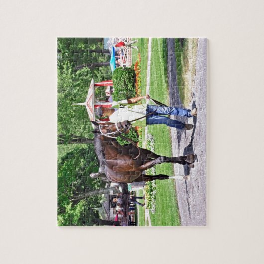 Härtester Kern - Saratoga 150 Sieger Rennen-1 Puzzle (Vertikal)