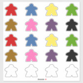 Hartfolie | 9 Farben Aufkleber (Blatt)