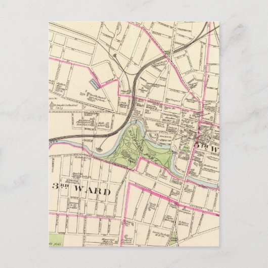 Hartford, Central Postkarte (Vorderseite)