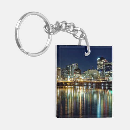 Hartford, Connecticut als Stadtbild Schlüsselanhänger (Vorderseite links)