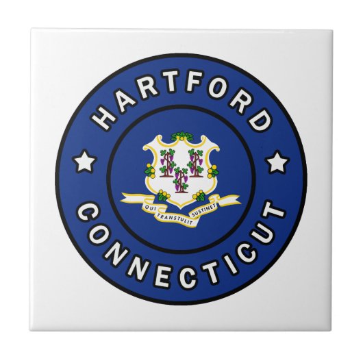 Hartford Connecticut Fliese (Vorderseite)