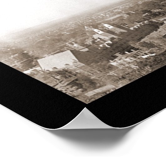 Hartford Connecticut Foto 1909 Poster (Ecke)