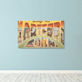 Hartford, Connecticut - Großbuchstaben - Szenen 2 Leinwanddruck (Insitu (Holzboden))