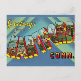 Hartford Connecticut Grußkarte Postkarte