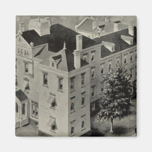 Hartford Connecticut Illustration Magnet