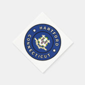 Hartford Connecticut Serviette (Ecke)