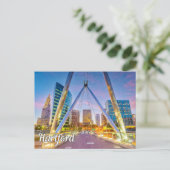 Hartford, Connecticut, USA Feiertagspostkarte (Stehend Vorderseite)