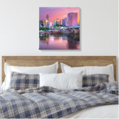 Hartford Connecticut Wrapped Canvas 16,80 X 17,50" Leinwanddruck (Insitu (Schlafzimmer))