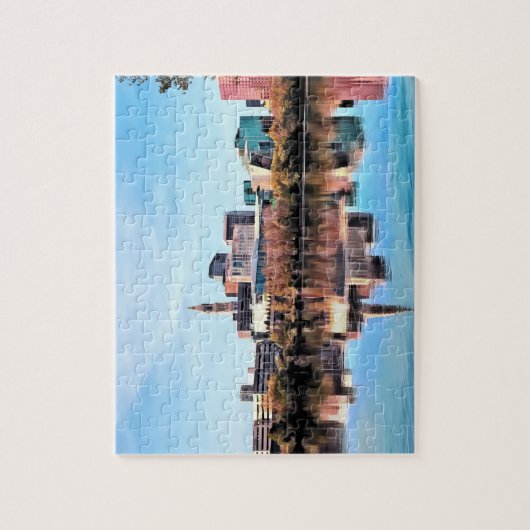 Hartford CT Skyline Puzzle (Vertikal)