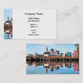 Hartford CT Skyline Visitenkarte (Vorne/Hinten)