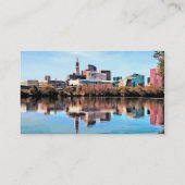 Hartford CT Skyline Visitenkarte (Rückseite)