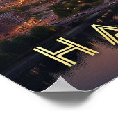 Hartford Golden Hour Poster (Ecke)