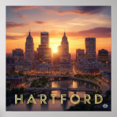 Hartford Golden Hour Poster (Vorne)