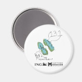 Hartford Half-Marathon: Schuhe Magnet (Vorderseite/Rückseite)