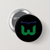 Hartford Hockey altes Retro-Team Button (Vorne & Hinten)