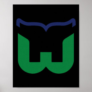 Hartford Hockey altes Retro-Team Poster