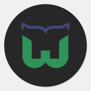 Hartford Hockey altes Retro-Team Runder Aufkleber