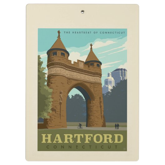 Hartford Klemmbrett (Rückseite)