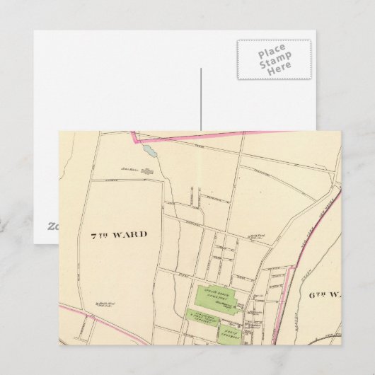 Hartford, Nord Postkarte (Vorne/Hinten)