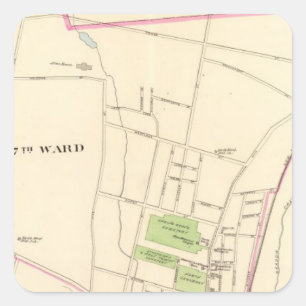 Hartford, Nord Quadratischer Aufkleber