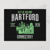 Hartford Postkarte (Vorderseite)