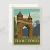 Hartford Postkarte (Vorne/Hinten)